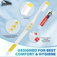 thumbnail image 2 of YWC-Bulk Disposable Toothbrush with Toothpaste,Individually Wrapped Travel Toothbrush Sets,Soft Toothbrushes Perfect for Homeless, Travel, Hotels, Charities, OCC,Dentists (White, 24PS), 2 of 4