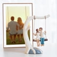 thumbnail image 2 of Estatua romántica para pareja, columpios y besos, decoración del hogar, 2 of 7