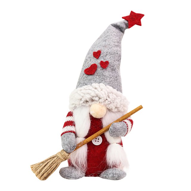 Muñeco de Adornos de Navidad Gibobby Bandeja de Tomte con Niveles de Enano de Peluche