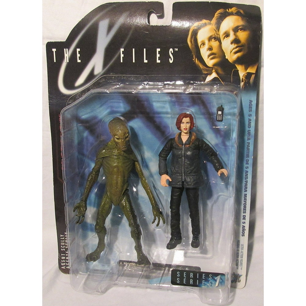1998 The XFiles Action Figure Series 1 Agent Scully with Alien, 5.5