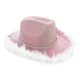 thumbnail image 3 of Sombrero de vaquero Yinane Sombrero de estilo occidental Rosado, 3 of 8