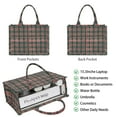thumbnail image 2 of Large Capacity Tote Bag,Green and Red Christmas Plaid Pattern Handbag Fashion Luxury Tote Bag,15.7"x13"x 5.1" Inches,Laptop Compatible, 2 of 6