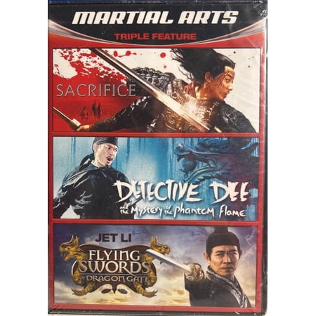 Martial Arts Triple Feature - Sacrifice/Detective Dee/Flying Swords (DVD) NEW