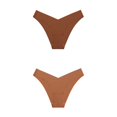 thumbnail image 1 of 2 uds. Bragas sin costuras para mujer, ropa interior de cintura baja de seda helada, lencería deportiva para Fitness, ropa interior Sexy con Tanga en la espalda en T Tan Jianjun unisex, 1 of 2