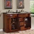 thumbnail image 3 of Silkroad Exclusive  Granite Top 55-inch Double Sink Vanity Cabinet, 3 of 3