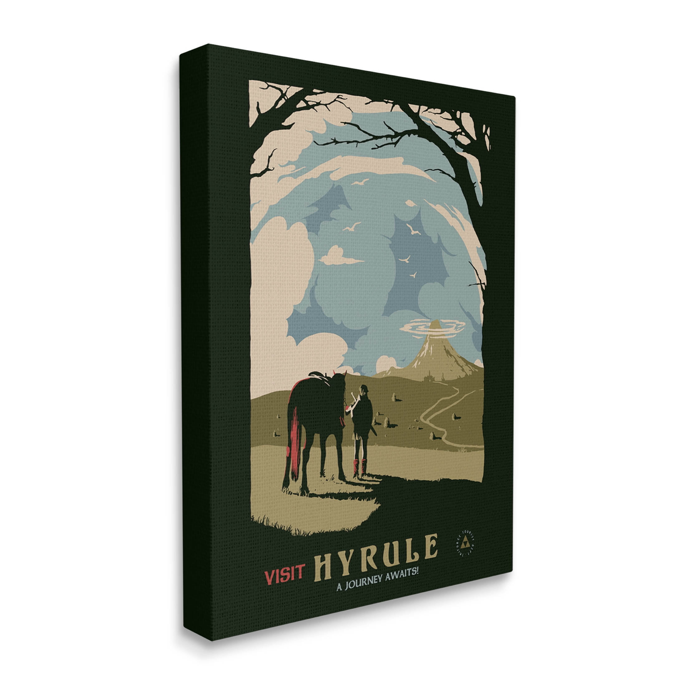 Stupell Industries Visit Hyrule Fantasy Wildlife Character Graphic Art Gallery Wrapped Canvas Print Wall Art, Design by Matheus Lopes Castro