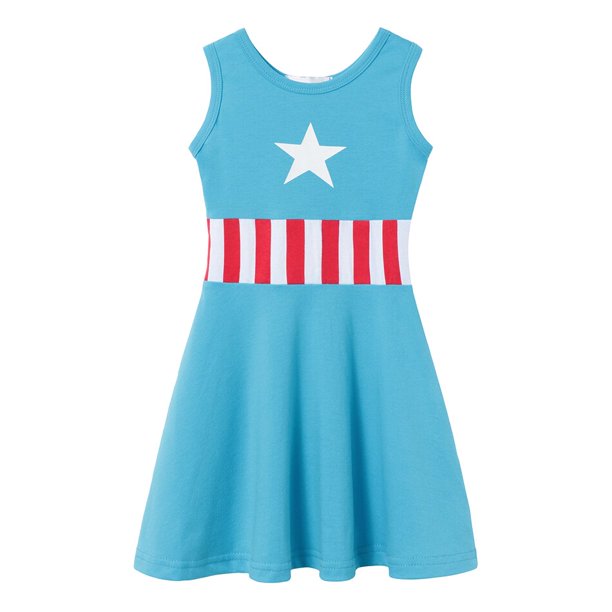 Little Mermaid Costume Disney Girl Princess Clothing Rapunzel Elsa Frozen Girls Dress Marvel Captain Encanto Princess Dress Gift5-6T Gao Jinjia LED