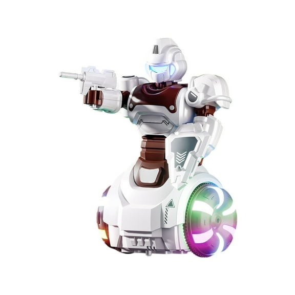 Colorful Light Up Dancing Robot Toy With Music And Sound Effects Auto-Sliding Action Interactive Robo-Pet For Play Ages 3-6
