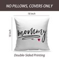 thumbnail image 2 of LALILO Throw Pillow Covers Lettering Mommy Day Best Mother Day Cushion Cover 18" x 18", 3505 Pack, 2 of 6