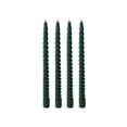 thumbnail image 2 of SLYNSHome 4 Pack Twisted Taper Candles, Unscented Long Thread Candlesticks,Green Decorative Spiral Candles For Wedding Banquet Dinner Table Holiday Indoor Home Decor, 2 of 6