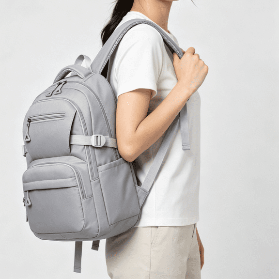 School Backpack Water Resistant Aesthetic Bookbag Casual Lightweight Daypack for Middle High School & College Students