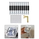 thumbnail image 5 of Juego de 21 tornillos de casete para varilla de soporte, llave resistente a la oxidación para interruptor de pared 86 tipo aislado, 5 of 8