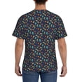 thumbnail image 3 of Qekee Shells and Seaweed Classic Fit T-Shirt Men's Shirt Men's Tight Short Sleeves for Exercise, Running, Mountaineering - Shells and Seaweed, 3 of 9