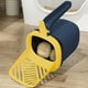 thumbnail image 2 of Pala para bandeja de arena para gatos, sistema de eliminación de heces de gato de 3 en 1 con contenedor de almacenamiento de residuos, sistema de eliminación de heces de gato portátil con soporte para, 2 of 6
