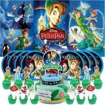 Peter Pan Plates Birthday Supplies Decorations Decor Backdrop Banner Cake Topper Fans