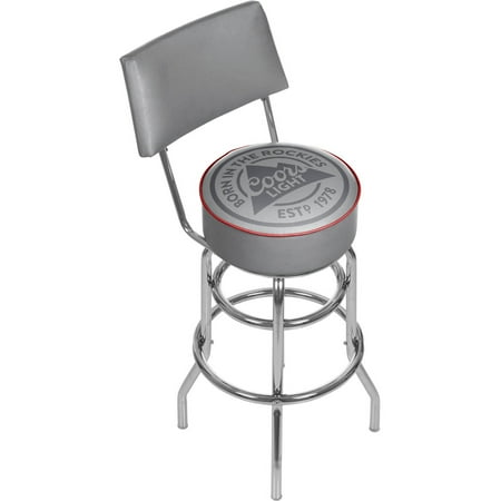 Coors Light Swivel Bar Stool with Back