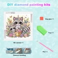 thumbnail image 3 of Flower Fox Diamond Art Painting Kit, 3 of 7