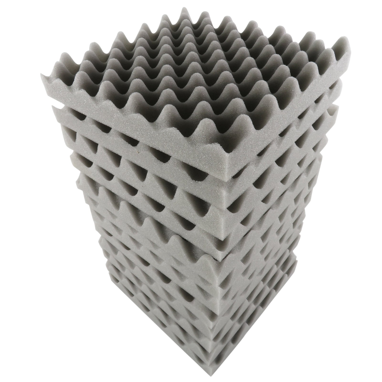 Ammoon 12PCS 30 * 30 * 5cm Acoustic Foam Panels Egg Foam Pad Sound Isolation Foam for Home