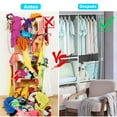 thumbnail image 5 of Boakaler Portable Closet Storage with 7 Shelves 3 Hanging Rod, Non-woven, 5 of 6