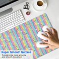 thumbnail image 4 of Long Mouse Pads for Desk,Colorful Striped Cartoon Unicorn Pattern Desk Mats on Top Of Desks, Desk Mouse Pad Extra Large with 3mm Non-Slip Base and Stitched Edge for Gaming,Office,Work,Home 31.5"x15.7", 4 of 6