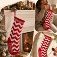thumbnail image 4 of Knitted Festive Christmas Stocking for Christmas Tree Hanging Decor, Soft Wool Gift Sock Ornament for Fireplace Mantel and Home, 4 of 6