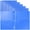 Blue, variant on Youngever 6 Pack Heavy Duty Plastic Two Pocket Folders with 3 Prongs, Metal Prongs Fastener, Heavy Duty Plastic 2 Pocket Folder (Purple)