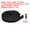 Black, variant on Uxcell #3 10 Yards Bulk Nylon Coil Zippers by the Yards with 20 Pcs Zippers Sliders and Ruler for Tailor Sewing, Black