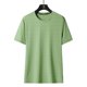 thumbnail image 4 of Camiseta de seda de hielo con texto y logotipo personalizado para hombre y mujer, camisa de cuello redondo de talla grande para parejas, verano gordo 8XL, 2023, 4 of 5
