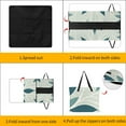 thumbnail image 3 of Colorful Floral Bohemia Waterproof Picnic Blanket with Foldable Zipper, Suitable for Outdoor Use, Suitable for Travel, Camping, Beaches, Parks, Grasslands, Picnic Blanket Accessories, 3 of 7