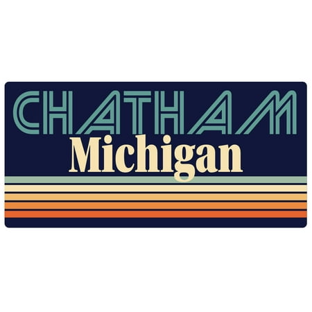 

Chatham Michigan 5 x 2.5-Inch Fridge Magnet Retro Design