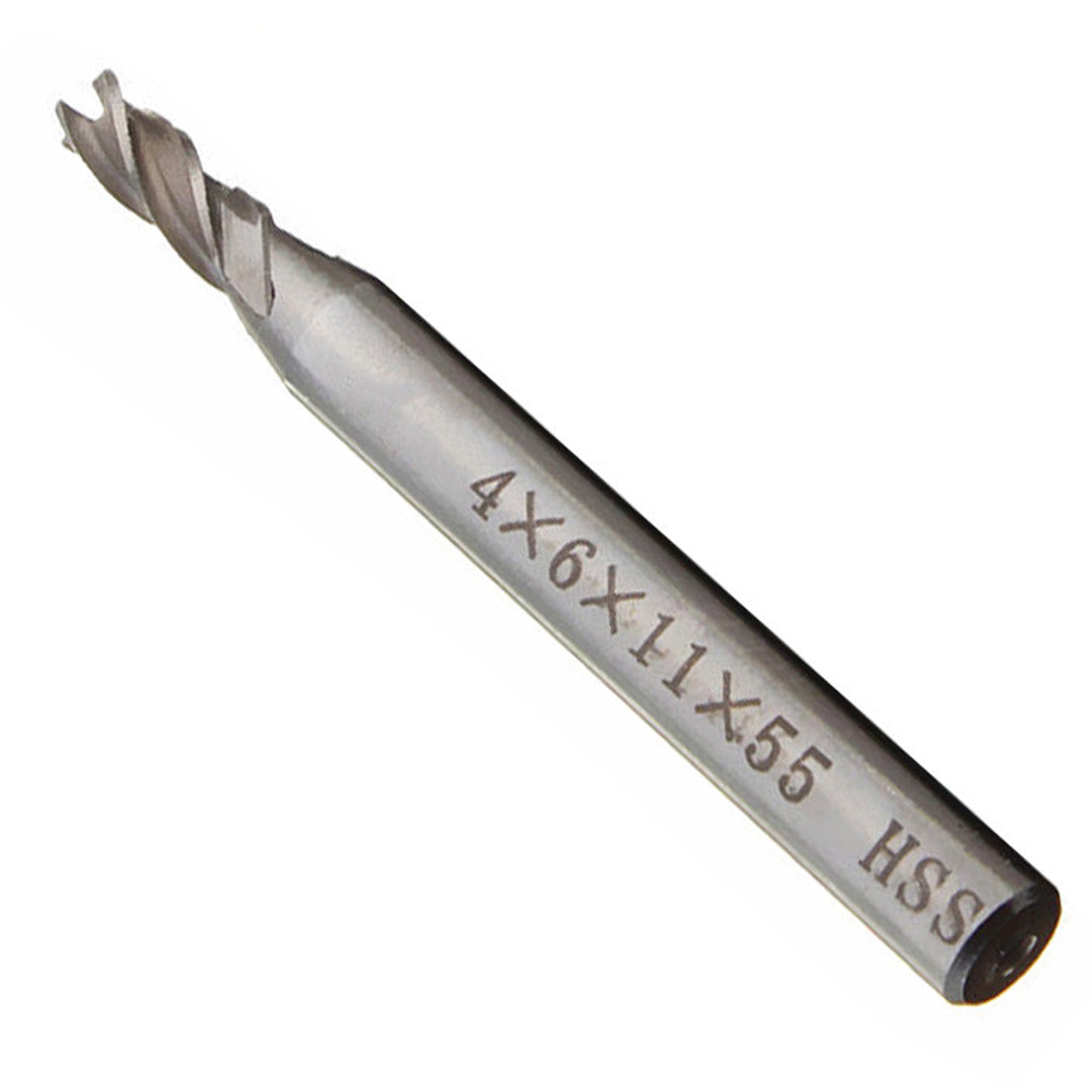 5Pcs HSS CNC Straight Shank 4 Flute End Mill Cutter Drill Bit Tool 4//6//8//10//12mm