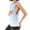 Blue, variant on Womens Post Surgery Shirts Shoulder Snap-Access Recovery Tear Away Casual Gradient Tank Tops Lightweight Breathable Rotator Cuff Sleeveless Shirts Purple XL