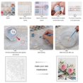 thumbnail image 3 of Paint By Numbers Kit for Adults Beginner - Pink Roses Watercolors Art Brushes DIY Canvas Painting Kits for Adults, Frameless Paint By Number for Adults for Home Wall Decor 16x20 Inch, 3 of 7