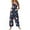 Navy, variant on Women Christmas Outfit Stylish Women's Casual Christmas Print Jumpsuit Featuring Convenient Side Pockets for Everyday Comfort and Festive Holiday Outfits Blue M