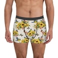 thumbnail image 7 of Disketp Bird Sunflowers Men's Boxer Briefs,Soft and Breathable Cotton Underwear with ComfortFlex Waistband, 7 of 7