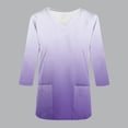thumbnail image 5 of Funicet Hauts pour Femmes, Vêtements pour Femmes, Nouvelle Mode T-Shirt Décontracté Col en V Imprimé Col Rond Manches 3/4 Vêtements d'Allaitement Haut, Hauts Manches 3/4 pour Femmes, Hauts Décontractés pour Femmes, 5 of 5