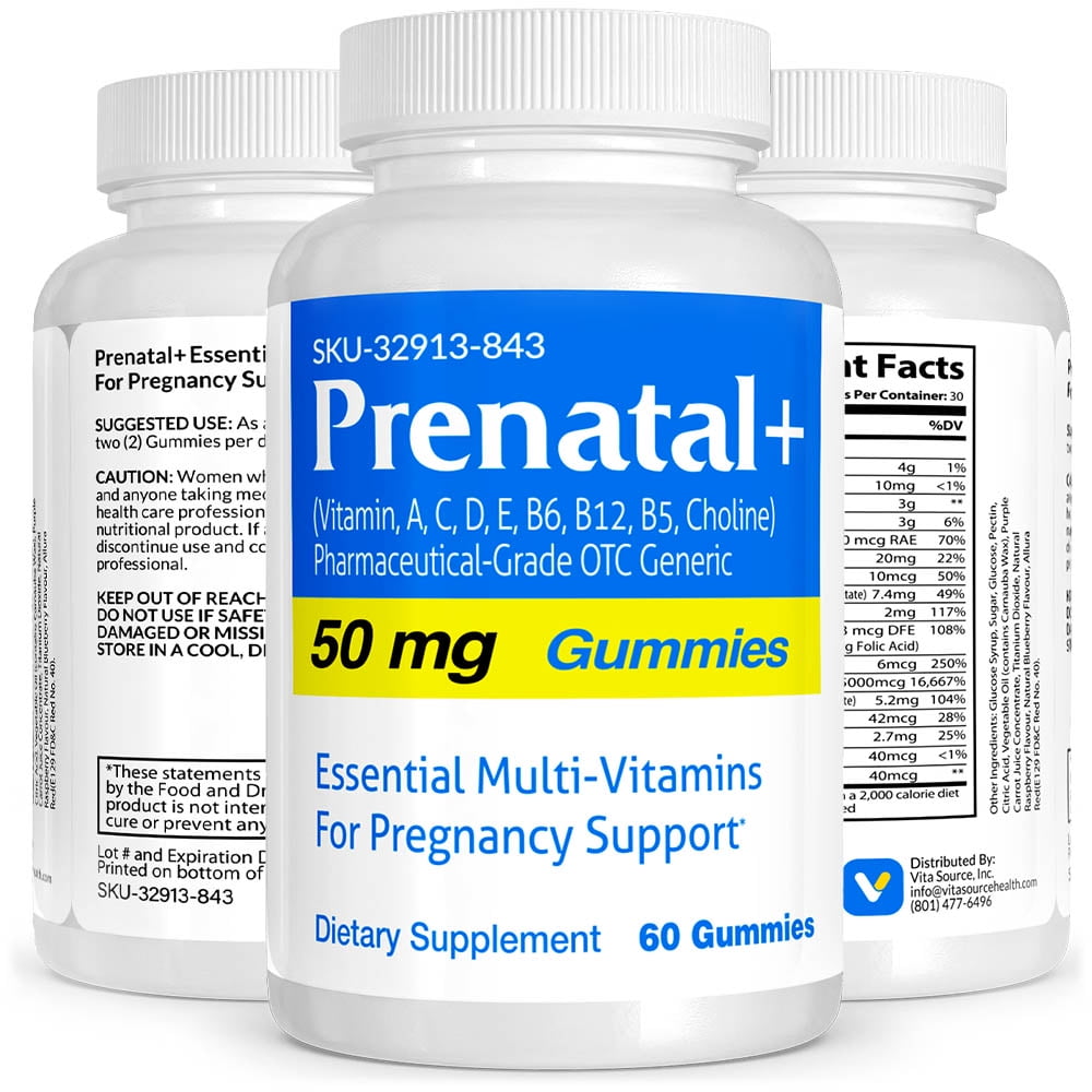 Prenatal+ Pharmaceutical Grade OTC for Essential MultiVitamins For