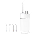 thumbnail image 3 of Xihbxyly Irrigador Bucal Portátil, Kit de Limpieza Dental Recargable, Cuatro Boquillas, Depósito de Agua de 200 Ml, Temporizador de 2 Minutos, Resistencia Al Agua Ipx7, Cuidado Dental Familiar, Ideal, 3 of 6