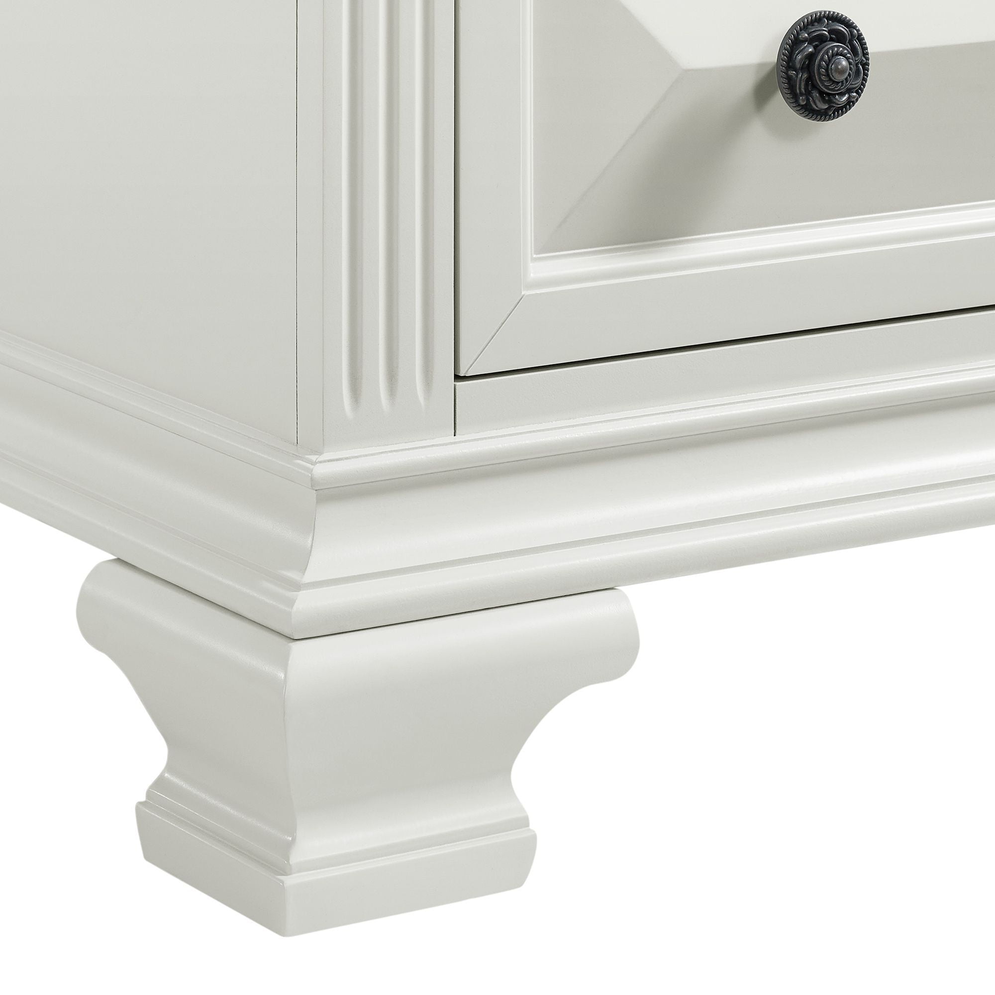 Picket House Furnishings Sumner 2-Drawer Nightstand with USB in Antique White
