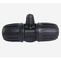 10 Pcs Drip Irrigation Fittings Lock Barbed Tee For 1/2 Inch To 1/4 Inch Vinyl Tubing Drip Line Parts 3-Ways Tees Irrigation Connectors For Drip Sprinkler Garden Lawn Systems