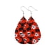 thumbnail image 1 of Pendientes para mujer, regalos de Halloween para mujer, pendientes de cuero con forma de gota de agua, ganchos para la oreja, joyería colgante, pendientes de cuero., 1 of 3
