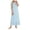 A-Blue284, variant on XIAONU Womens Lace Trim Ruffled Nightgown Loose Fit Short Sleeve Tie Neck Sleep Dress Soft Romantic Sleep Nightgowns