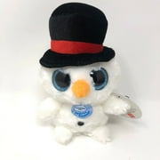 Aurora Christmas Plush Plays Jingle Bells When Squeezed - Snowee 6”