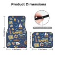 thumbnail image 3 of Salouo Marine Nautical for 4-Piece Floor Mats, Custom Fit Car Mats All-Weather Car Foot Mats Automotive Floor Mats for Cars, Trucks, SUVs, Vehicle Floor Liner, 3 of 7