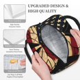 thumbnail image 3 of Fotbe Patriotic USA Butterfly Art Bolsa de Almuerzo con Estampado, Lonchera Aislada, Contenedor de Comida Reutilizable Tipo Cooler a Prueba de Fugas, 3 of 6