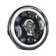 thumbnail image 1 of Luz de motocicleta Abanopi faro LED 5.75 pulgadas con patrón de calavera y señal de giro, 1 of 8