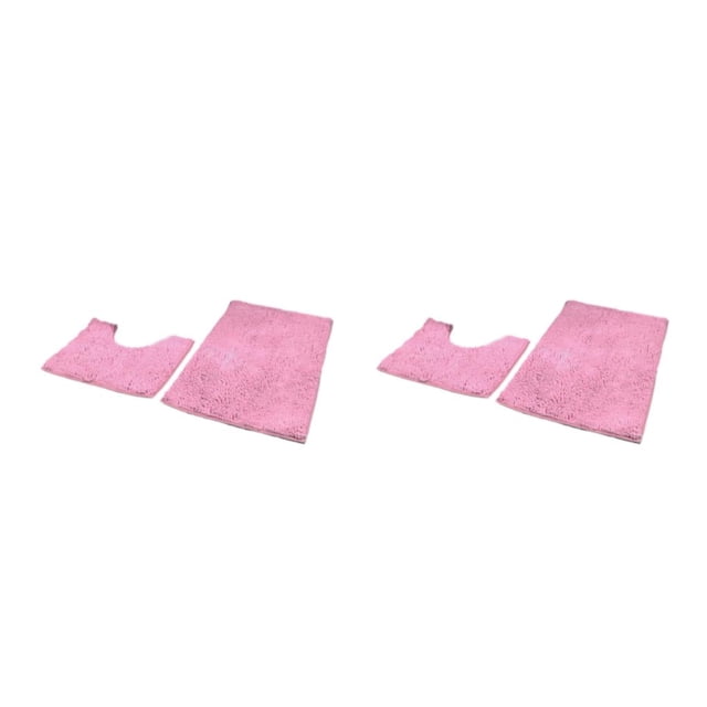 Bearachild Alfombra de chenilla inferior de poliéster TPR para baño sin hilos sueltos y buena sensación de paso Type4 NO4