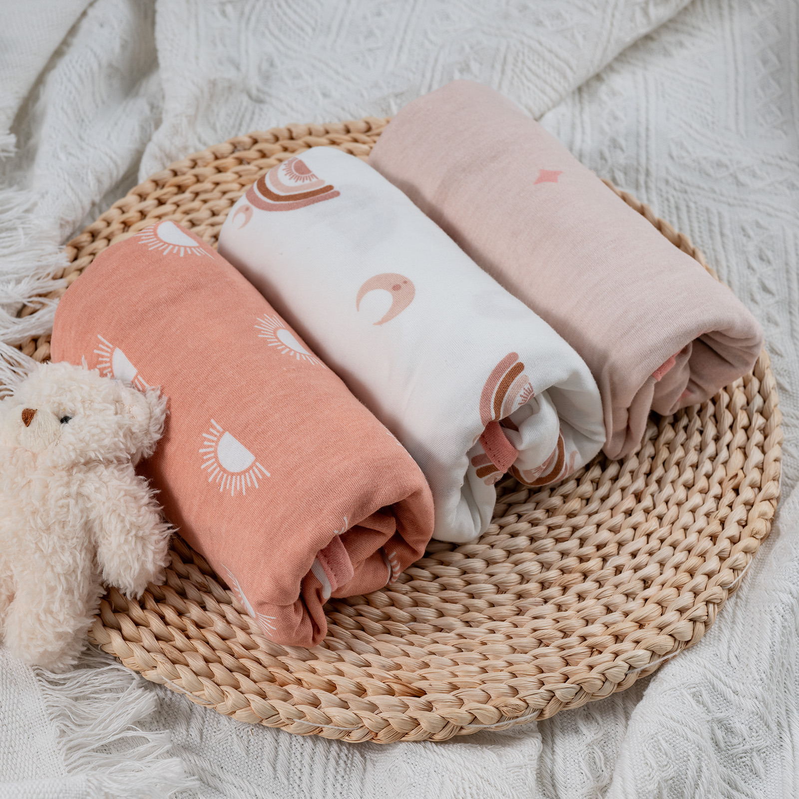 Gllquen Baby Swaddles with Zipper, Sunrise, 3-Pack photo 8