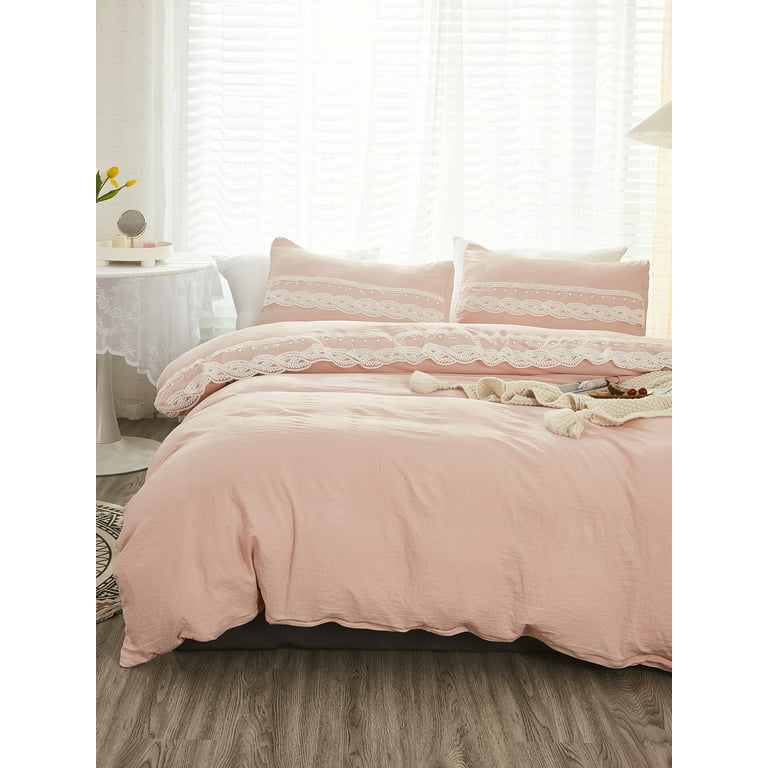 Solid Lace Velvet Bed Sheet Set Queen King Size Bedspreads Vintage Quilted  Soft