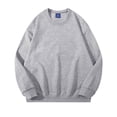 thumbnail image 5 of Men's Heavyweight 320g Solid Loose Versatile Round Neck Sweatshirt, 5 of 14